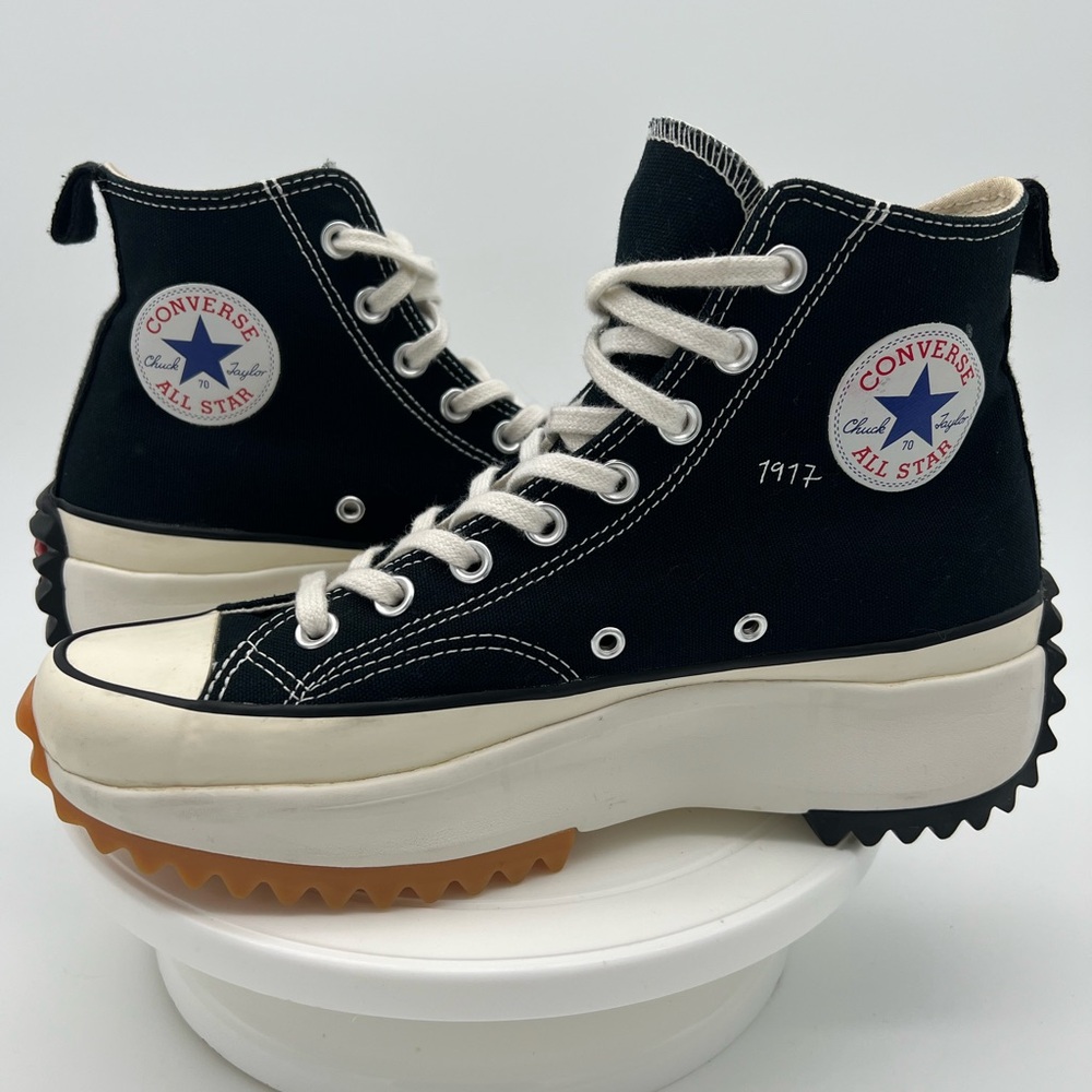 Converse Run Star Hike x J.W. Anderson Black/Gum High Sneaker M 8.5 W 10 Unisex